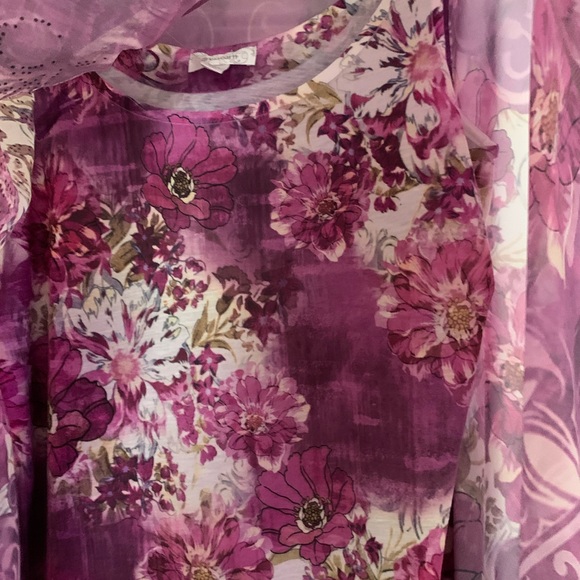 NWT Dressbarn Kimono Blouse Large - Picture 3 of 9